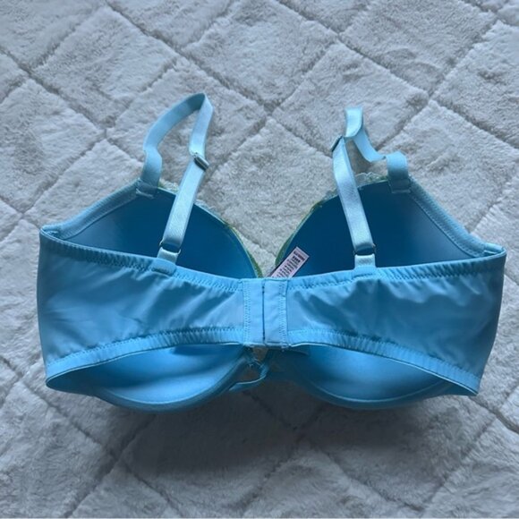 Victoria's Secret | Dream Angels Lemon Embroidery Lined Demi Bra | Size 34DDD - Picture 3 of 12